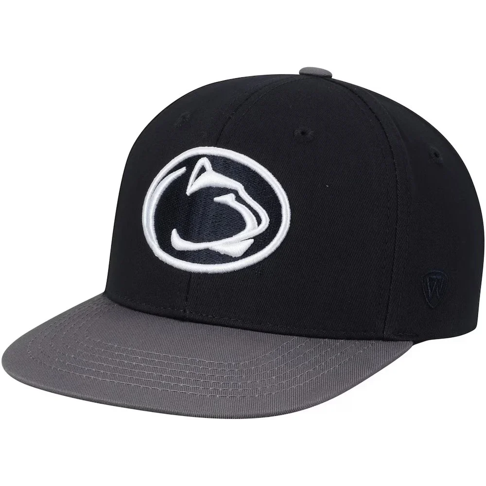 Top of the World Penn State Nittany Lions Navy Gray Flat Bill Snapback Hat - NWT